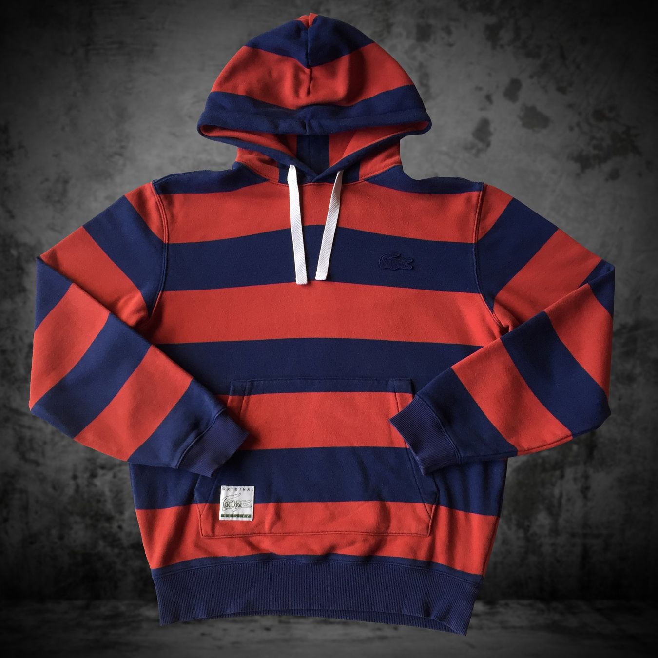 Lacoste Maglioni & Felpe: Pull Lacoste Original Loose Fit Blue/Red Men S – Usato da Genève venduto da ang_7j7j 1