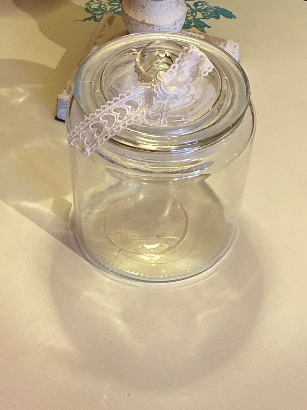 Alle Dekorationen: GLASDOSE,SHABBY CHIC – Neu und originalverpackt aus Meienried von ManuelaBoutique 4
