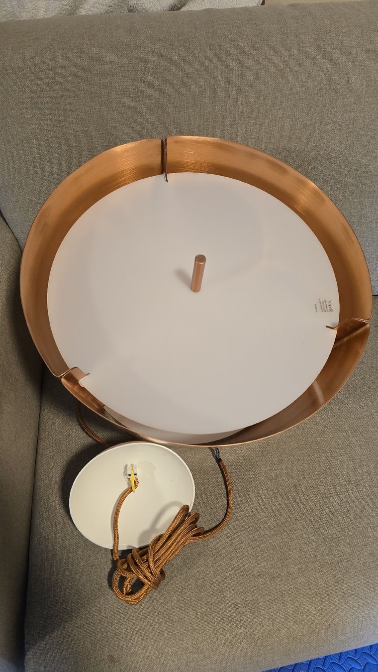 Lampadari & plafoniere: Jonas Lindvall, a model 'W 124 Large' copper ceiling light – Usato da Cham venduto da Uhhee13 8