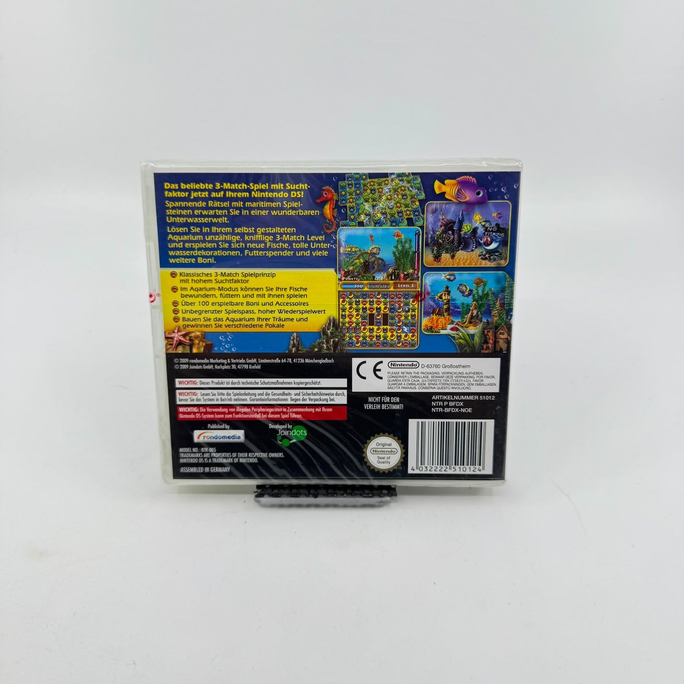 Giochi: Fishdom (Nintendo DS) SEALED – Nuovo e nell'imballaggio originale da Herisau venduto da Seyashop1 1