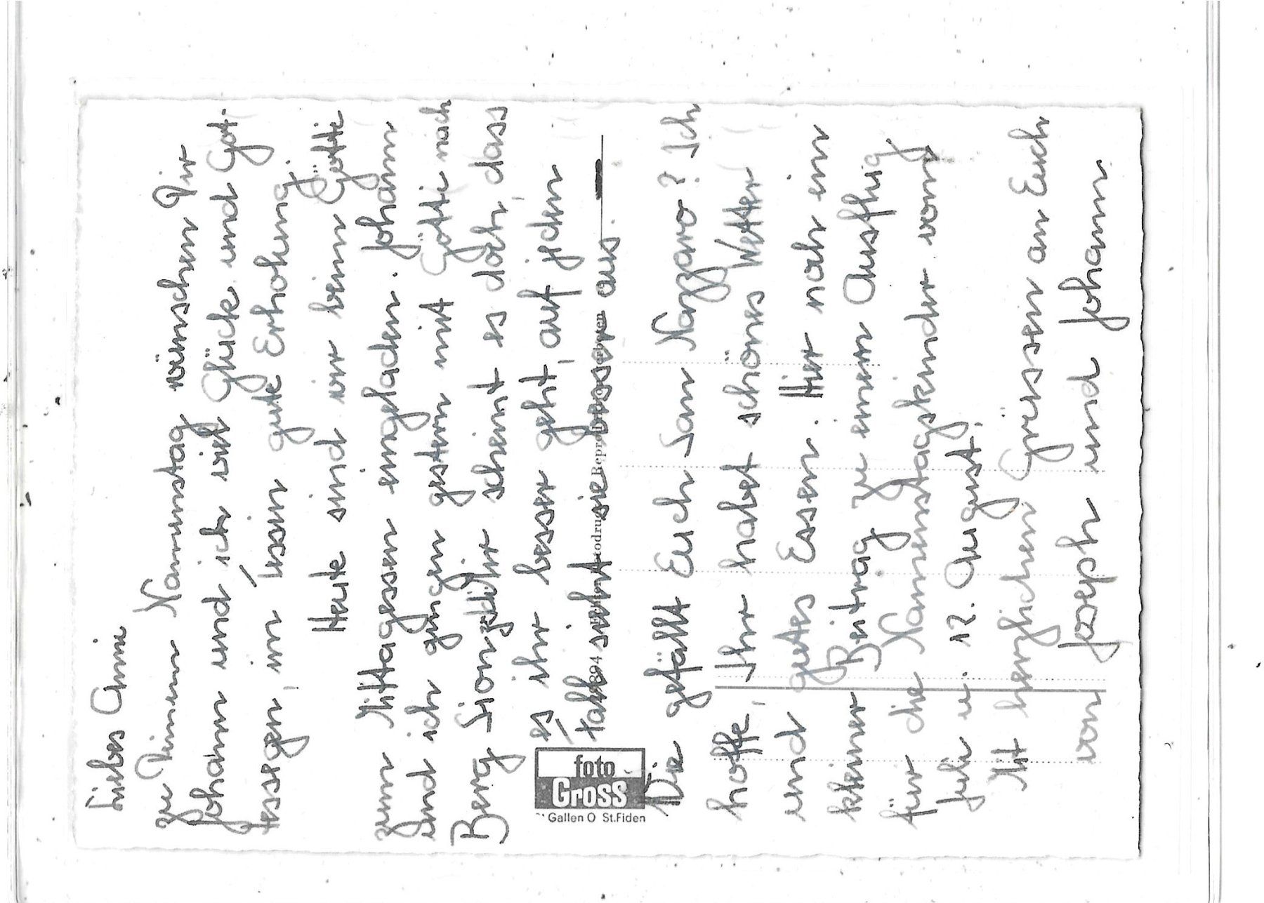 Cartoline postali: SG Bütschwil Toggenburg – Usato da Schocherswil venduto da Wilare 1