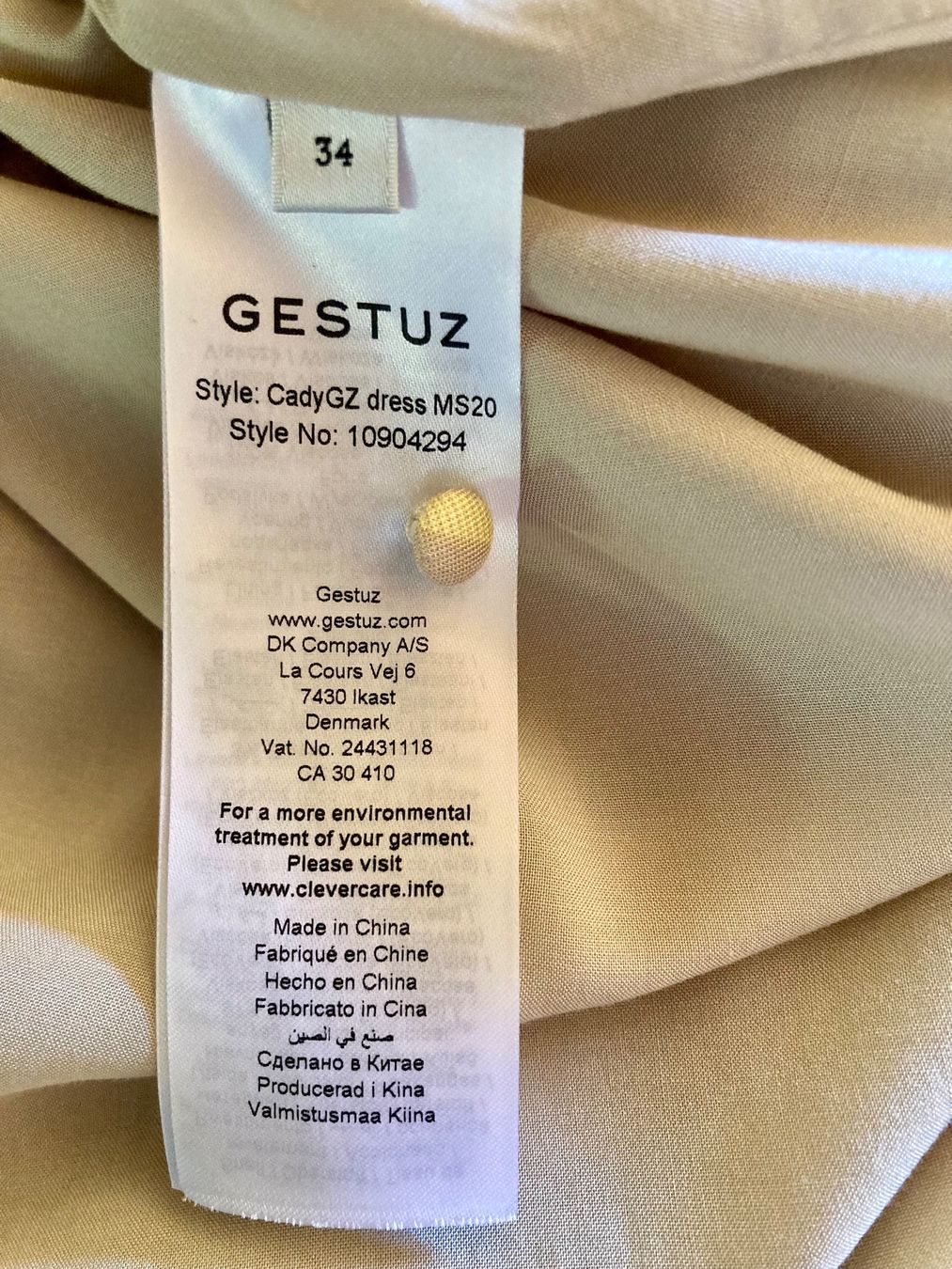 Gestuz Vestiti: Kleid von Gestuz Gr.34 – Usato da Waldstatt venduto da stz_7d7q 6