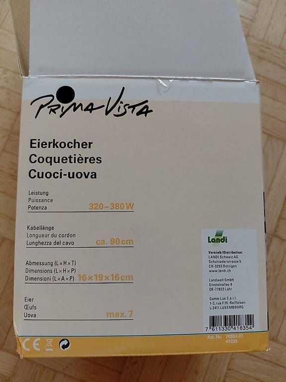 Elettrodomestici da cucina: Eierkocher – Usato da Glattfelden venduto da daniel0303 3