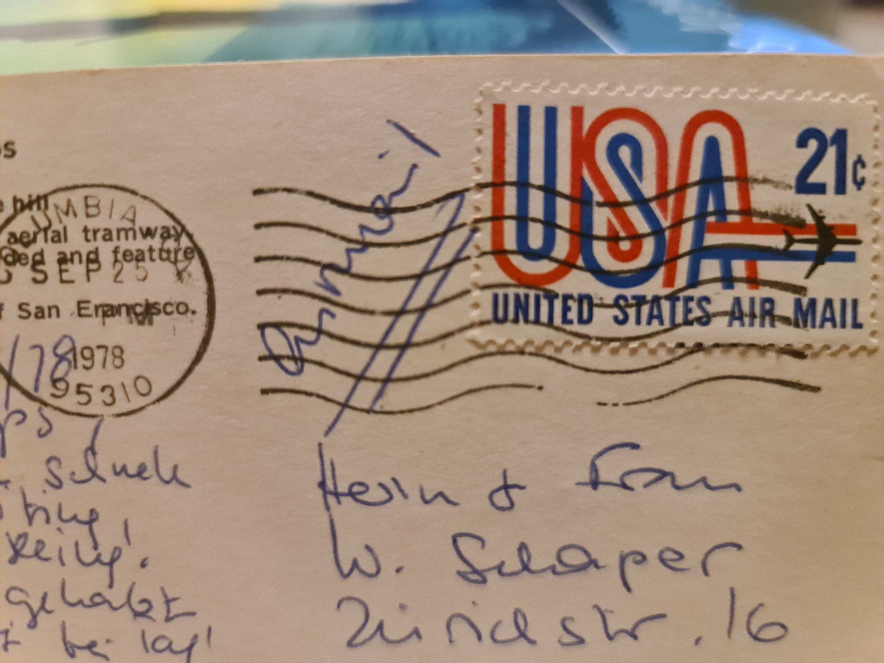 Cartoline postali: Ansichtskarte Napa Valley USA 1978 – Usato da Dintikon venduto da Vexi 1