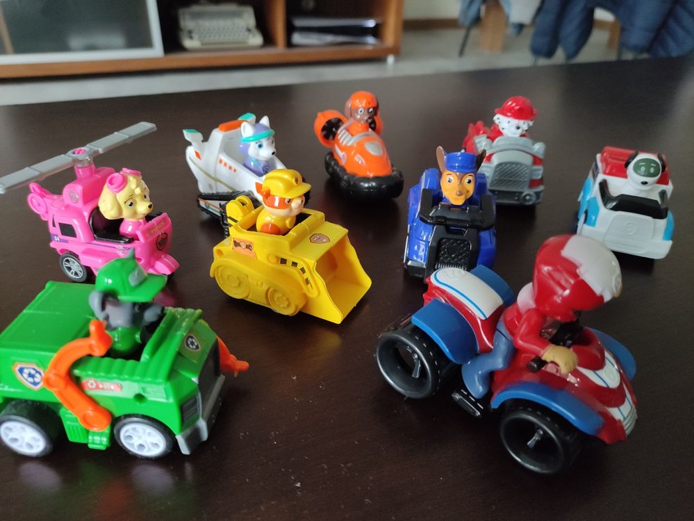 9 figurines Pat Patrouilles avec v?�hicules neuves | Kaufen auf Ricardo