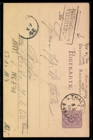 Entiers postaux: Vorläufer-Lithographie Ganzsache PP6 F7 – D'occasion à Berlin par bartko-reher 1