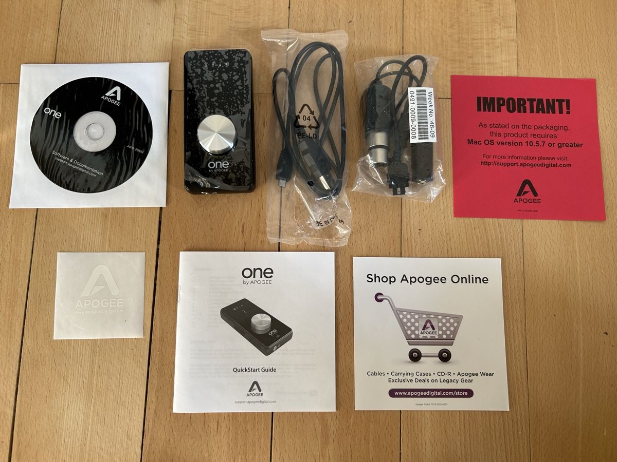 Apogee Attrezzatura per studi di registrazione: Apogee One Interface inkl. Halterung + Hama Case + Zubehör – Nuovo (secondo la descrizione) da Basel venduto da Betav8 3