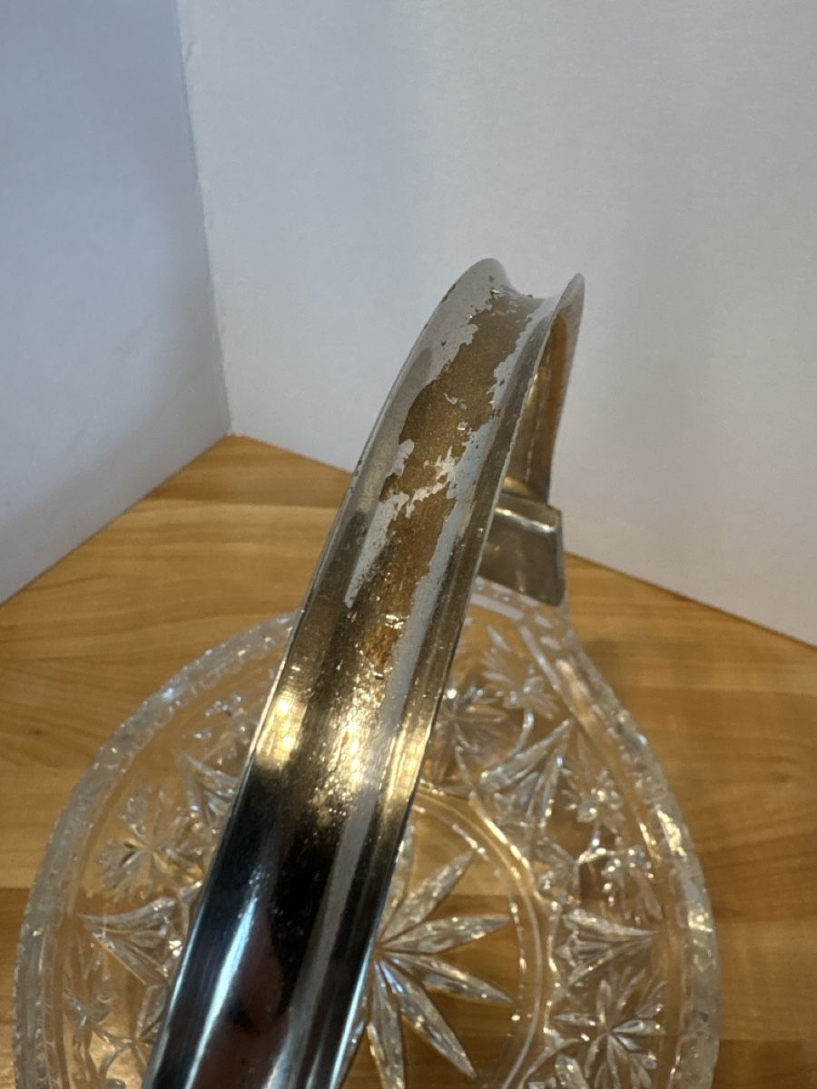 Ciotole: Glas Korb Schale mit Metall Griff – Usato da Rümlang venduto da resale35 3