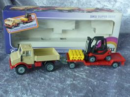 Unimog U1500 mit Gabelstabler Siku2522