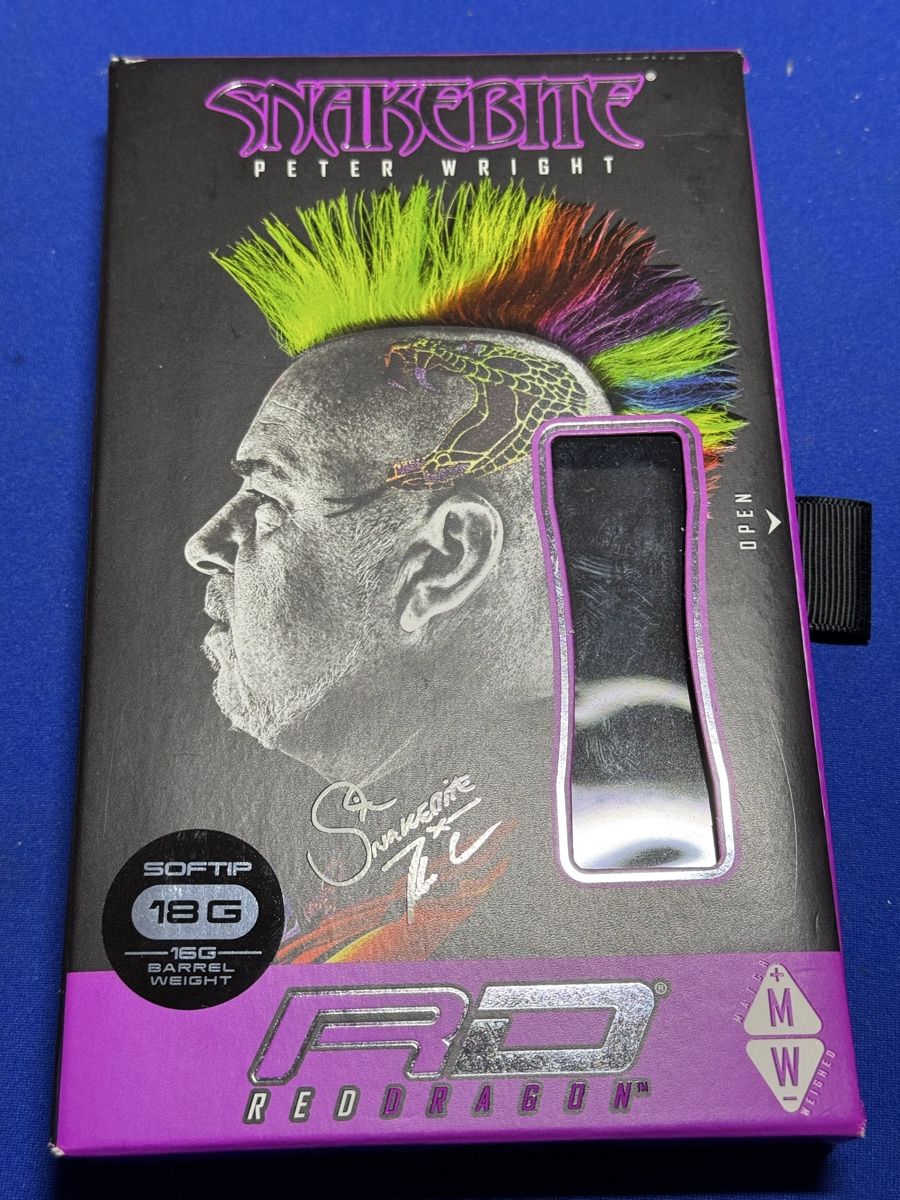 Freccette: Red Dragon, Peter Wright, Snakebite, Mamba 2, 18g – Usato da Dielsdorf venduto da ainuschka 3