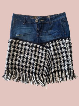Original Desigual Rock, NEU, aus Denim & Wolle, G 42  (-50%)