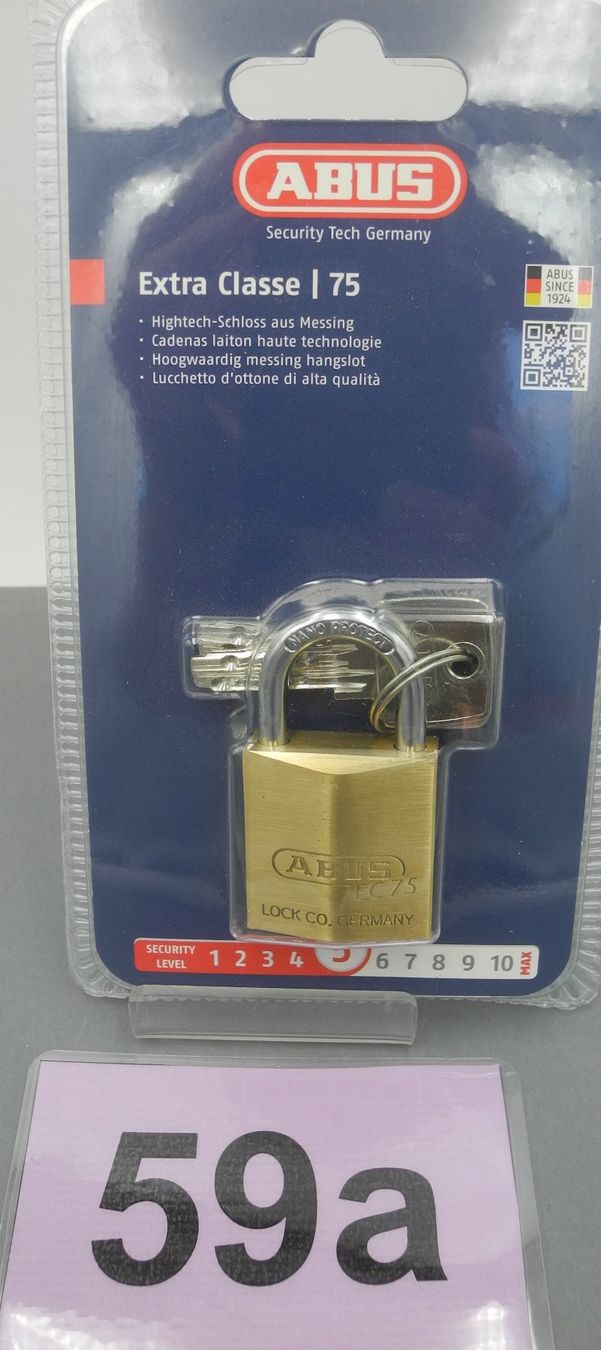 Abus Schlösser: Abus Sicherheitsschloss Vorhängeschloss Extra Classe / 75 – Neu und originalverpackt aus Kottwil von Crazyrolf