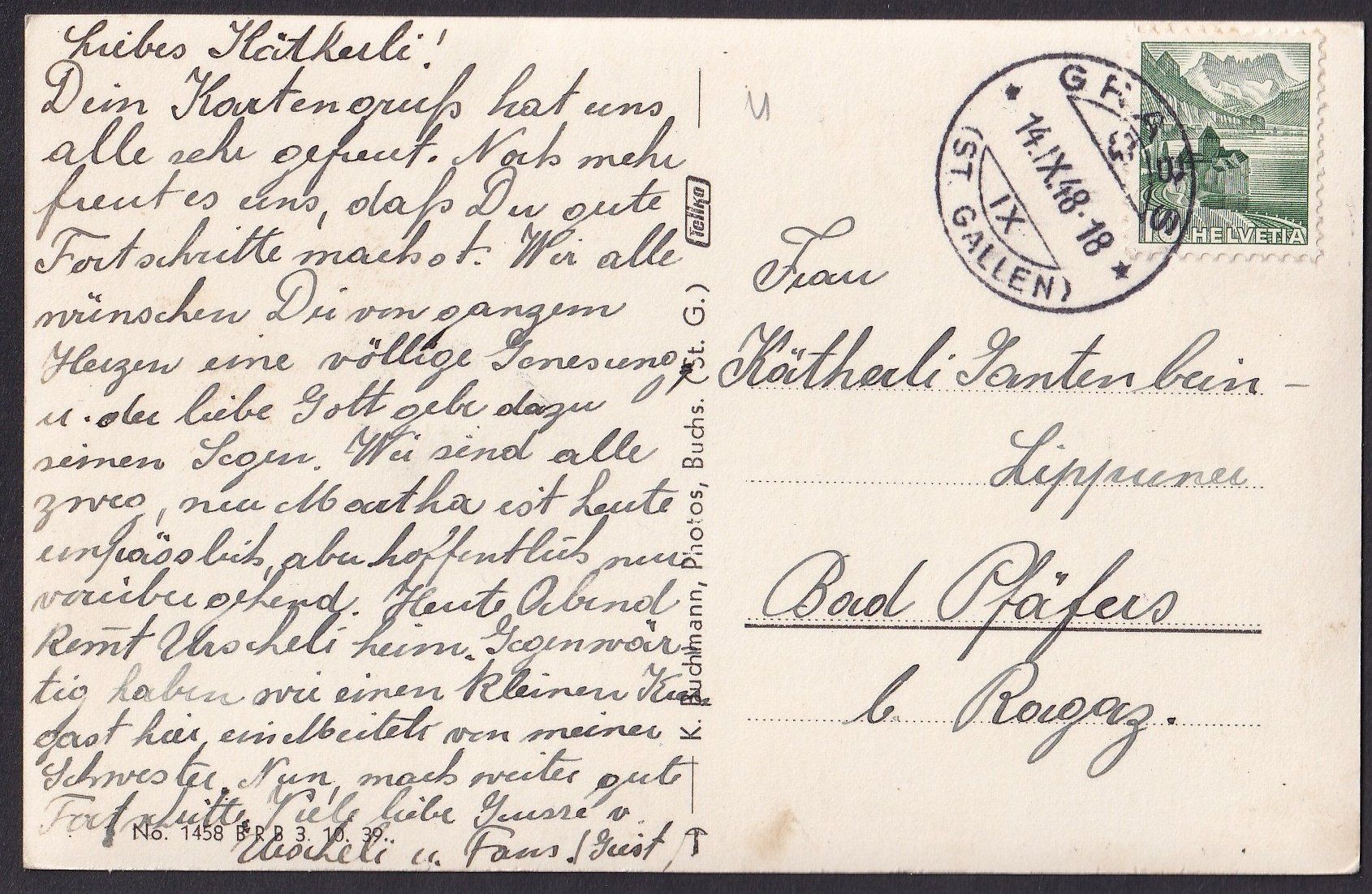 Cartoline postali: Grabs Kirchbünt – Usato da Olten venduto da clotaldi 1