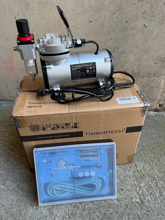 Airbrush Set Mit Kompressor 40 PSI - Professionelles Sprühkit Für Make-up Und Modellbau