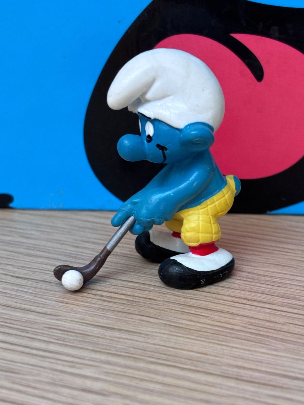 Schleich Statuette: Golf-Schlumpf 2 – Usato da Lyss venduto da Duckszone