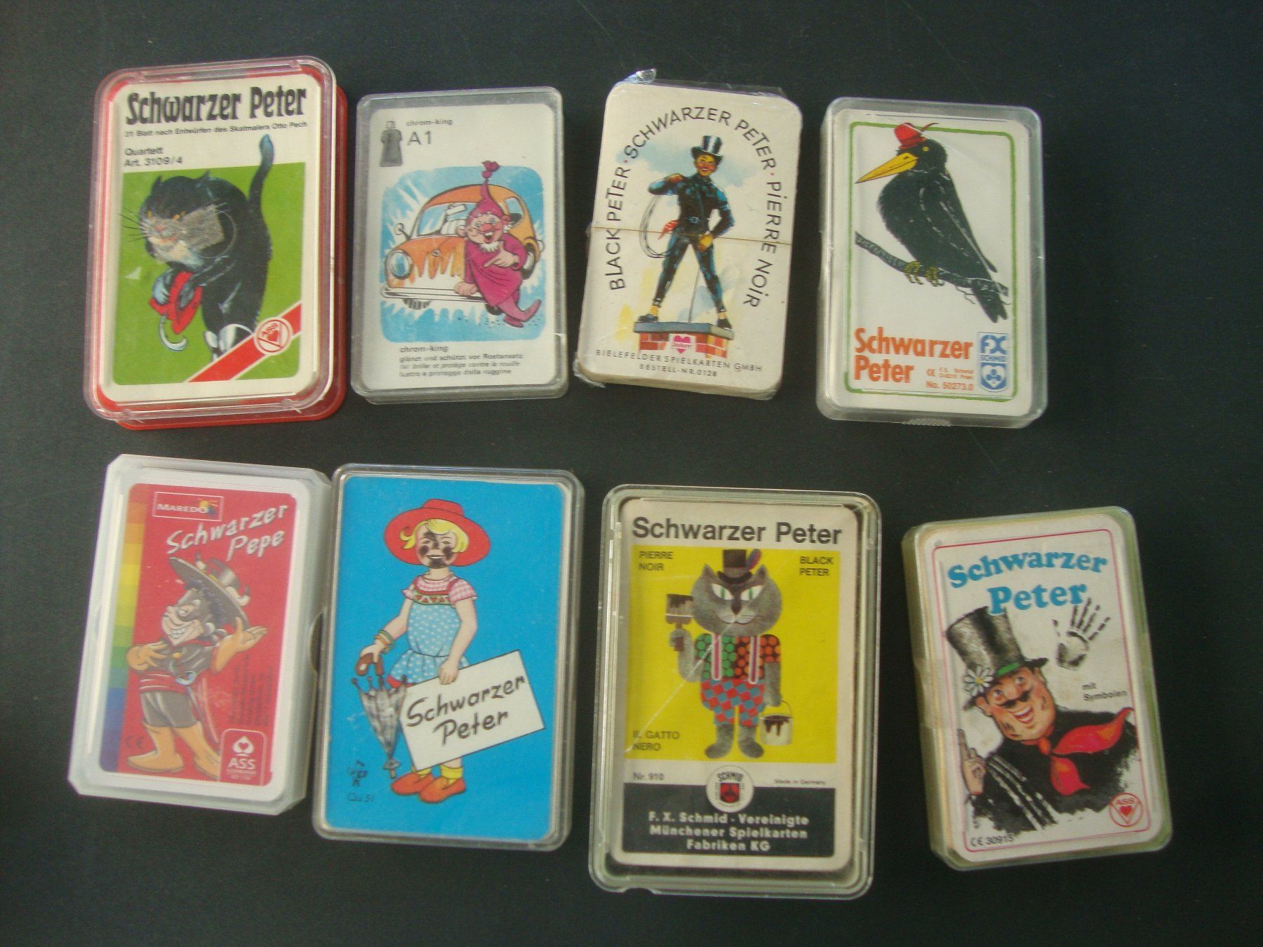 Giochi: 8 alte Schwarzer Peter Spiele, bespielt und Neu – Usato da Winterthur venduto da halle07