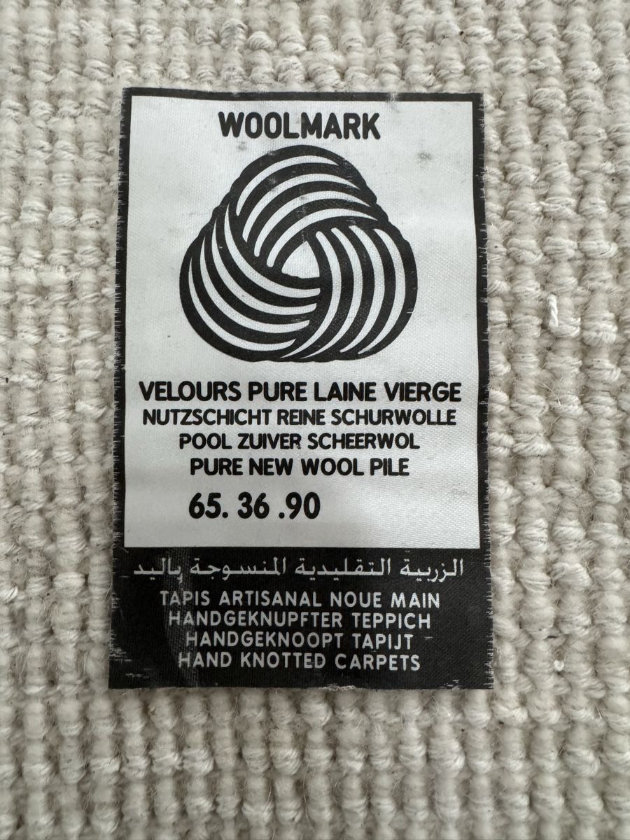 Pfister Tappeti: WOOLMARK Läufer Teppich Beige Wolle Handgeknüpft  – Usato da Niedergösgen venduto da bek_w6hm 4