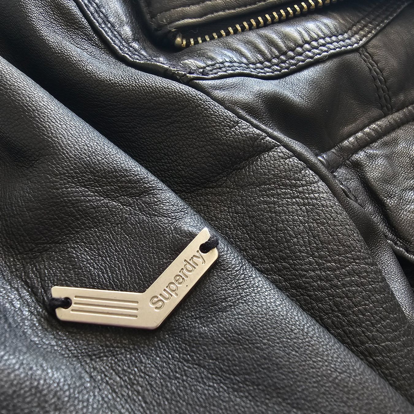 Jacken: Superdry Lederjacke M 100% Originale Damen – Gebraucht aus Matten b. Interl von Vanilla8 7