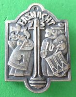 Basler Fasnachtsplakette Silber 1973
