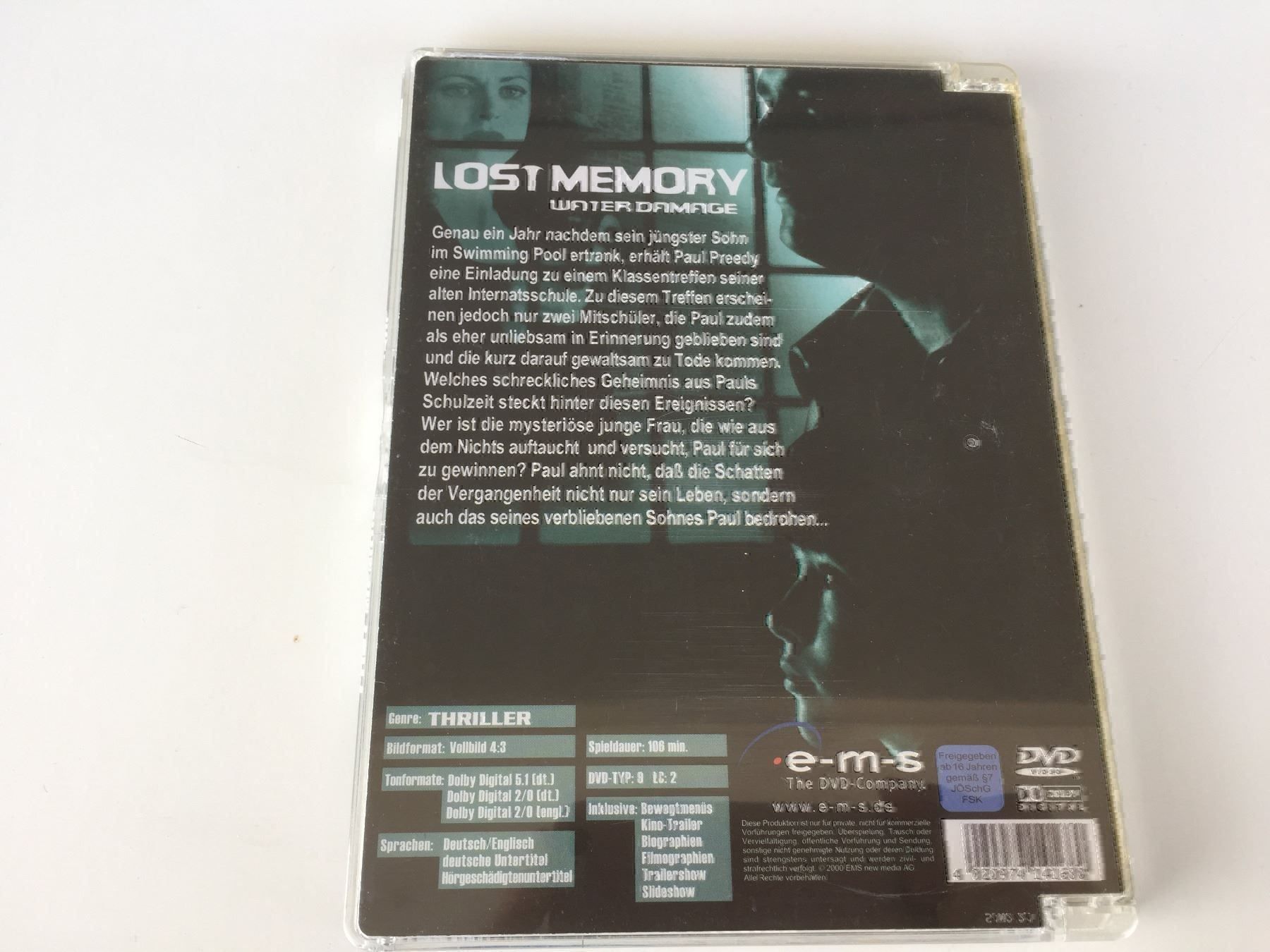 Tutti i DVDs: Lost Memory - Water Damage – Usato da Rüti ZH venduto da alumedien 1