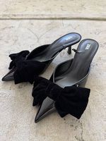 Elegante schwarze High Heels von Zara in Grösse 36