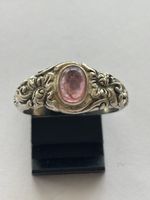 Antiker Ring mit rosa Stein Silber 925