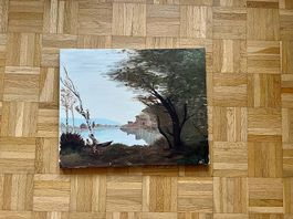 Tableau romantique ambiance automnale 