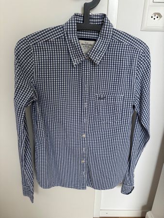 Abercrombie & Fitch Hemd / Bluse - blau/ Weiß kariert -Gr. M