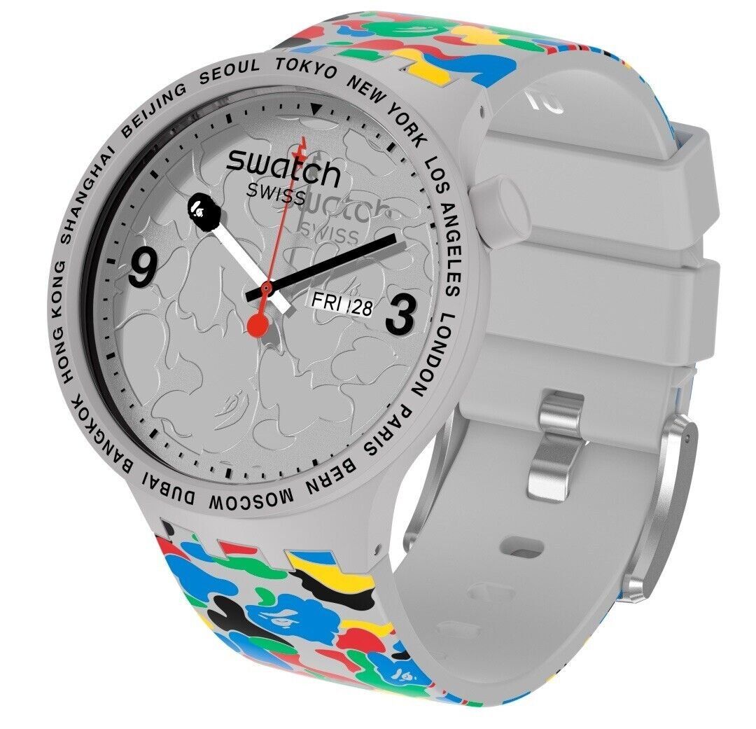 Swatch Orologi: Swatch x BAPE Tokyo Edition – Nuovo e nell'imballaggio originale da Erlach venduto da migdep985