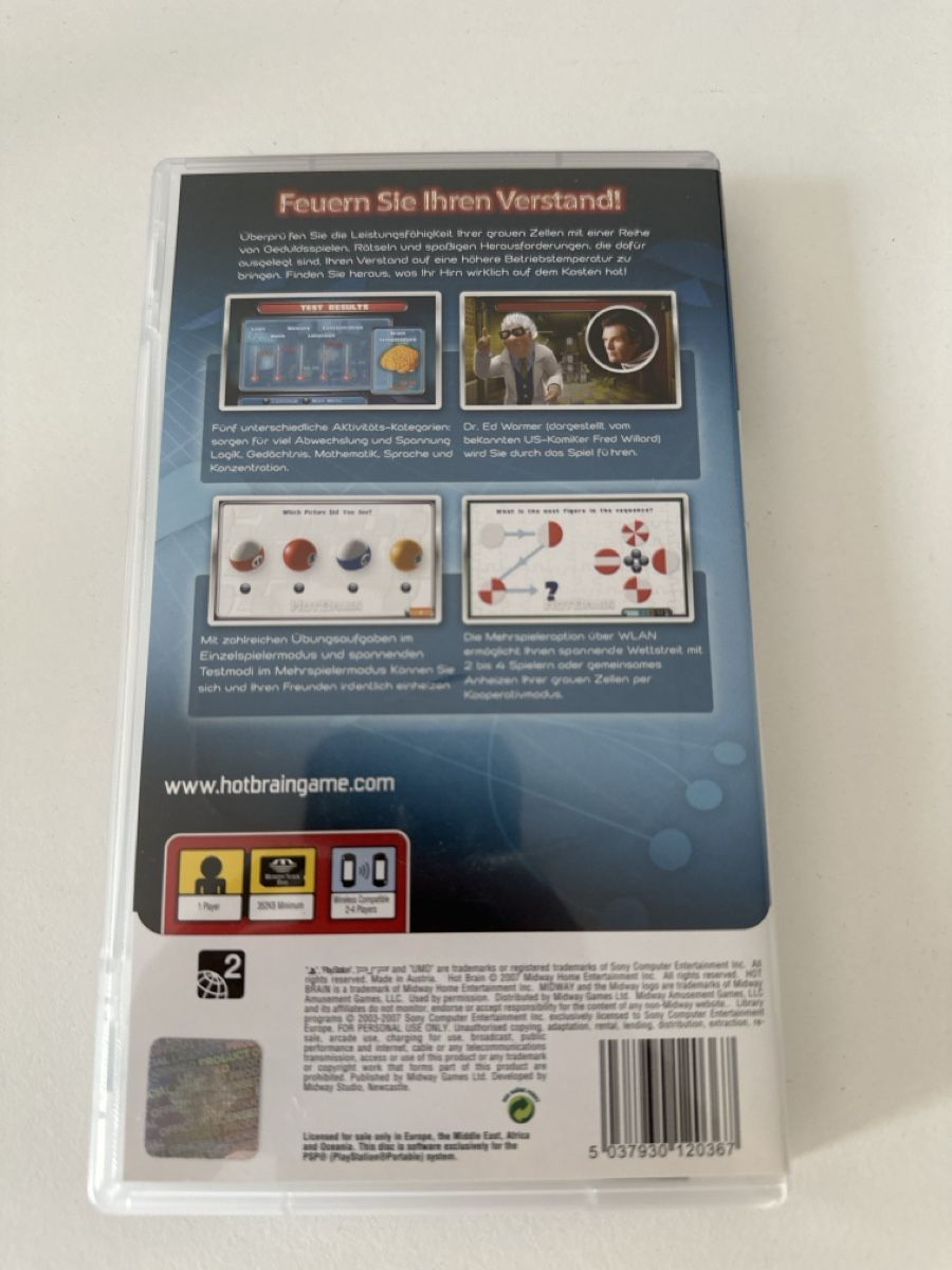 Sony Spiele: Hot Brain / PSP  – Gebraucht aus Oberengstringen von sasej 2