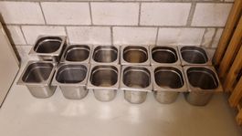  Gastronorm Einsatz Grösse 1/6 Edelstahl 12 Stk