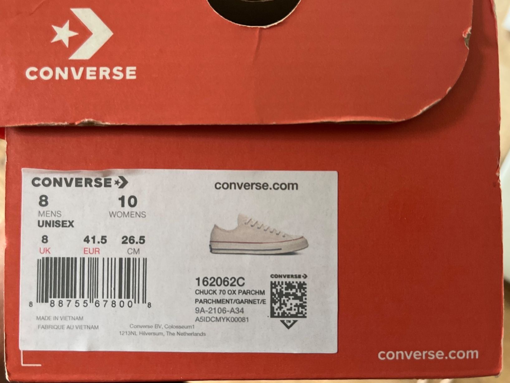 Converse Chaussures hommes: Converse 70' All Star taille 41.5 – Neuf avec emballage d'origine à Delémont par palimpse 2
