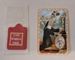 Gebetskarte Sainte Rita da Cascia Gott schütze Dich Schrein