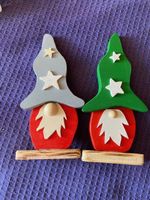 Wichtel aus Holz   Set 2 Stck