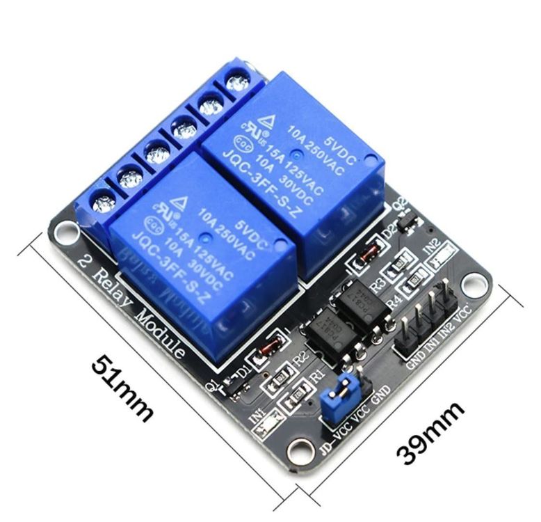 Arduino Relais Board - 2 Relais 5VDC (Neu und originalverpackt) in ...