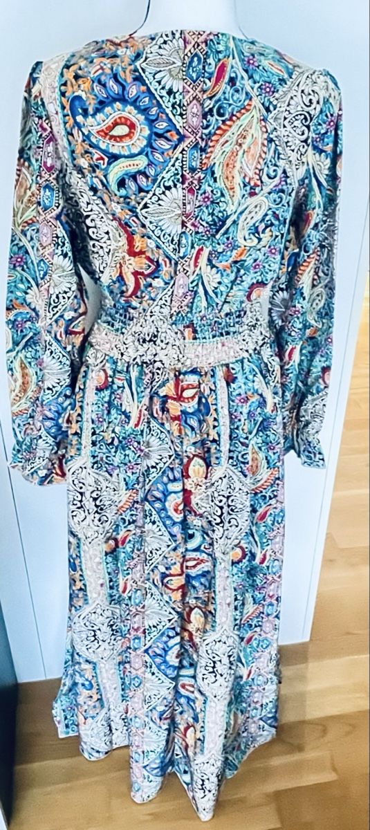 Vestiti: Boho Maxikleid bunt Gr. S Polyester Vintage Look – Nuovo (secondo la descrizione) da Gränichen venduto da RetoLexi 1