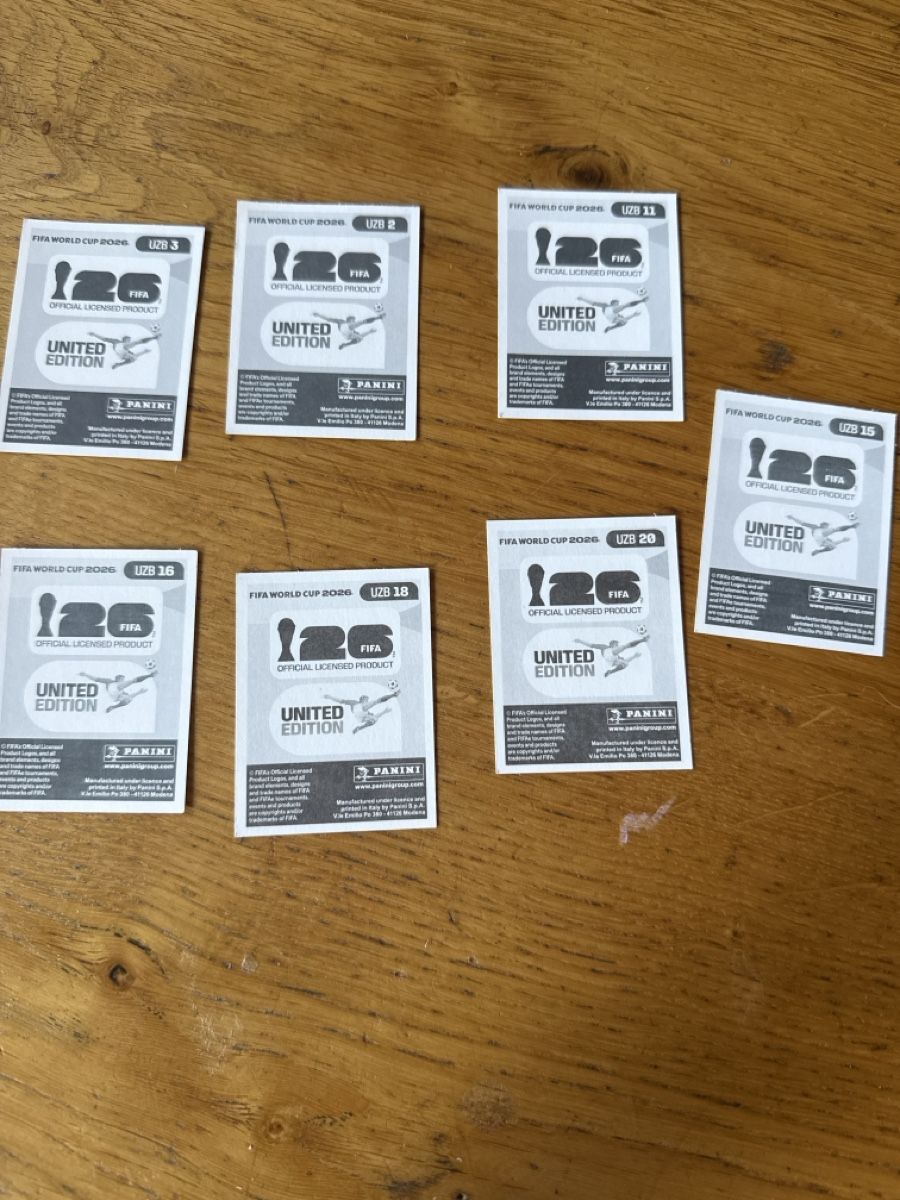 Panini Carte collezionabili: Panini 2026 7er Set UZB – Nuovo (secondo la descrizione) da Masein venduto da Buender45 1