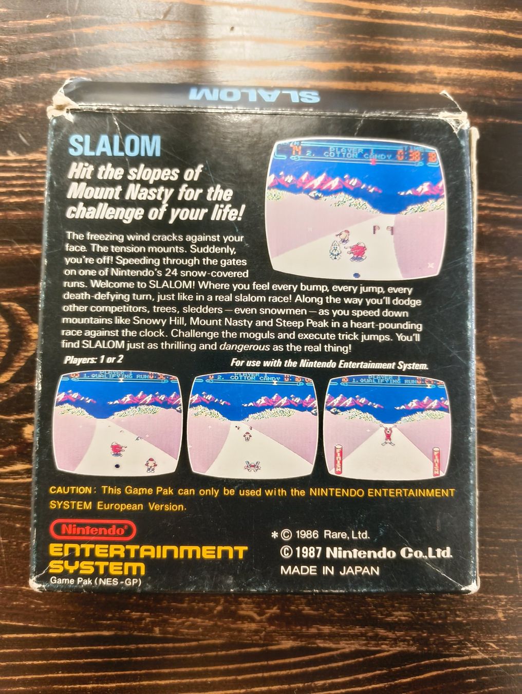 Nintendo Giochi: Slalom Nintendo NES – Usato da Giubiasco venduto da Ticinerd 1