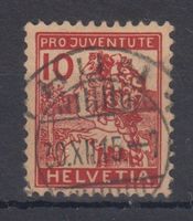 Pro Juventute n° 3 oblitération centrale