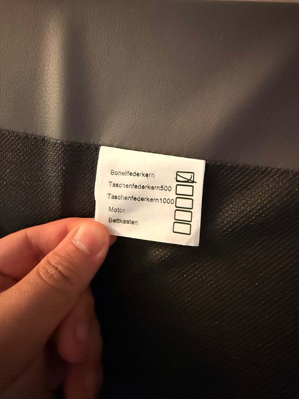 Letti: Boxspringbett 140x200 Härtegrad III mit Bonellfederkern – Nuovo (secondo la descrizione) da Niedergösgen venduto da Macale97 3