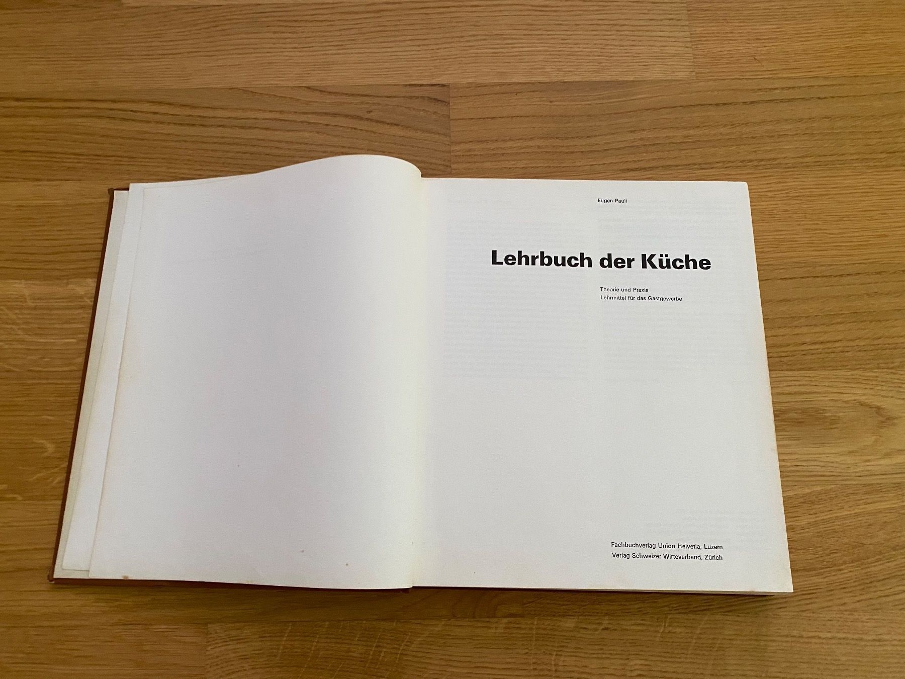 Bücher: Pauli Lehrbuch der Küche – Gebraucht aus Kaisten von korba2 1
