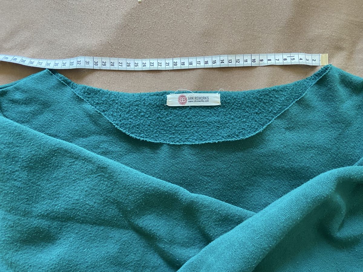 Maglioni & Felpe: Ark Reworks Pullover grün kurz geschnitten – Usato da Bern venduto da rah_fpy5 1