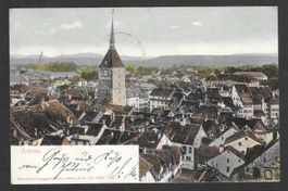 Aarau farbige Teilansicht
