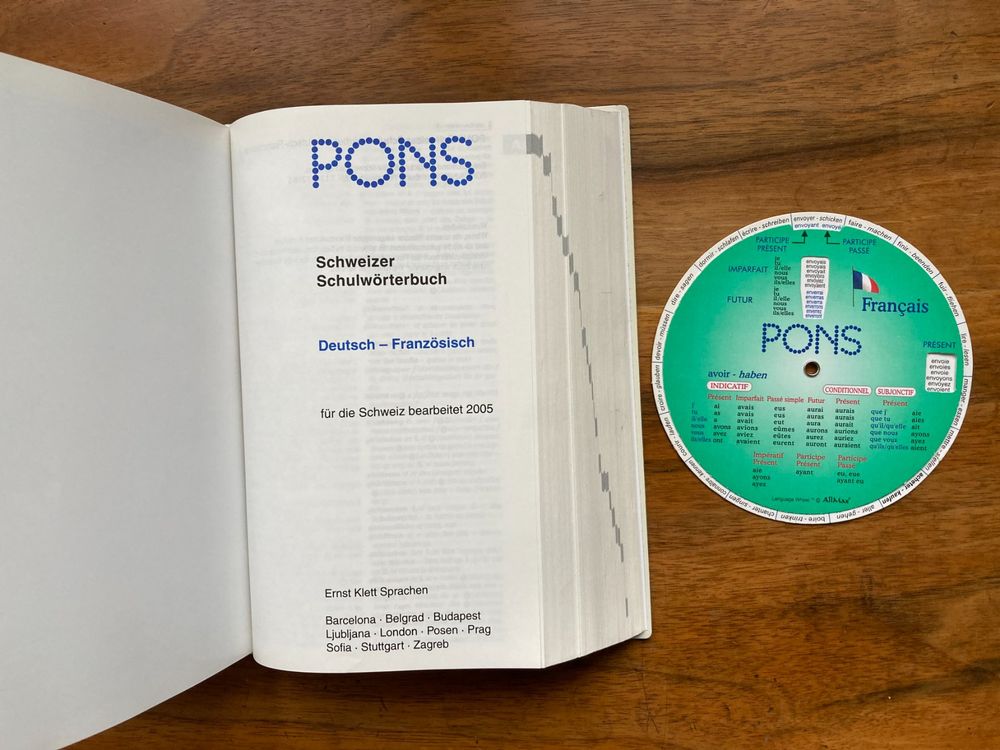 PONS Schweizer Schulwörterbuch Französisch | Kaufen Auf Ricardo