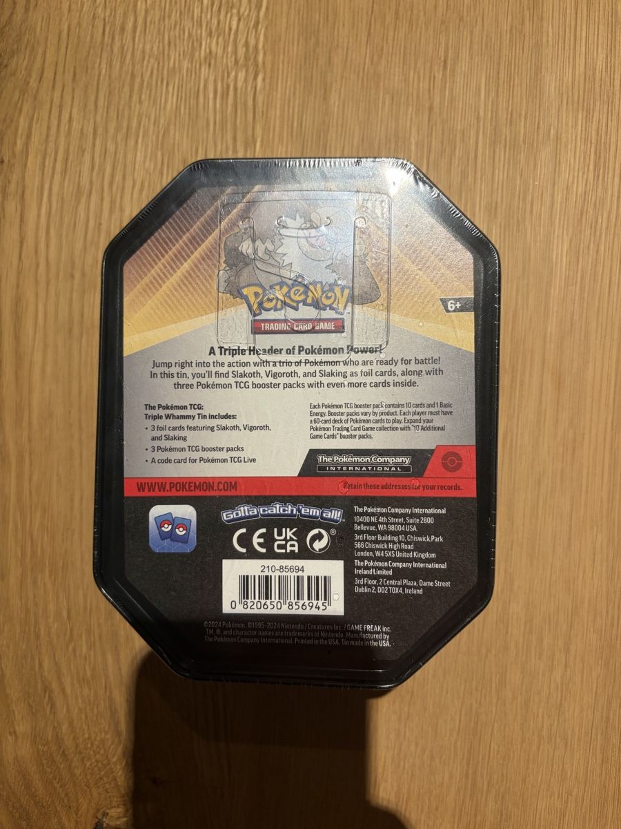 Pokémon Cartes à collectionner: Pokemon Slaking Tin – Neuf avec emballage d'origine à Buchs LU par Arcade_otaku 1