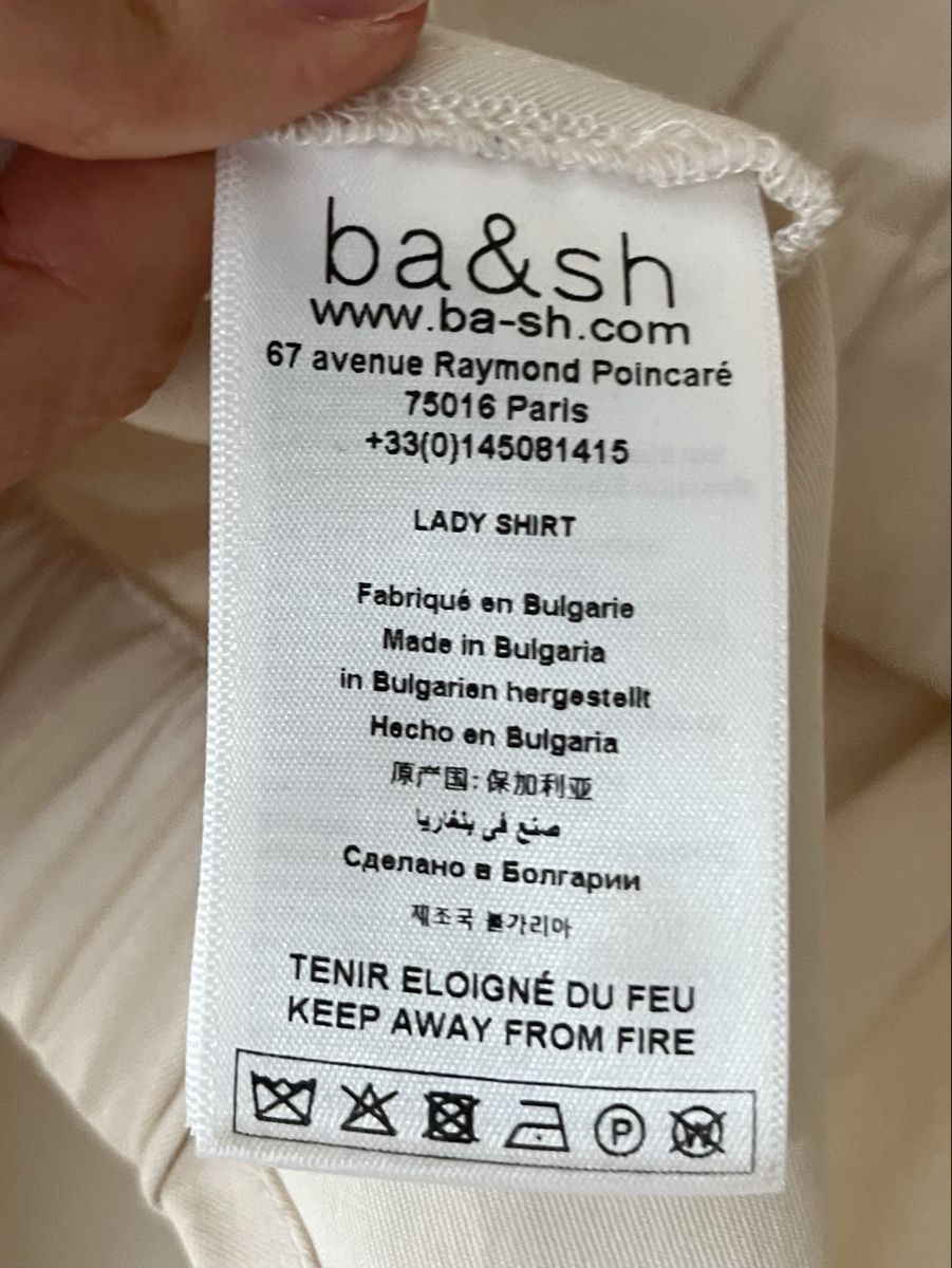 Ba&Sh Camicette: ba&sh ecru cropped blouse – Nuovo (secondo la descrizione) da Lausanne venduto da NoraPlethora 5