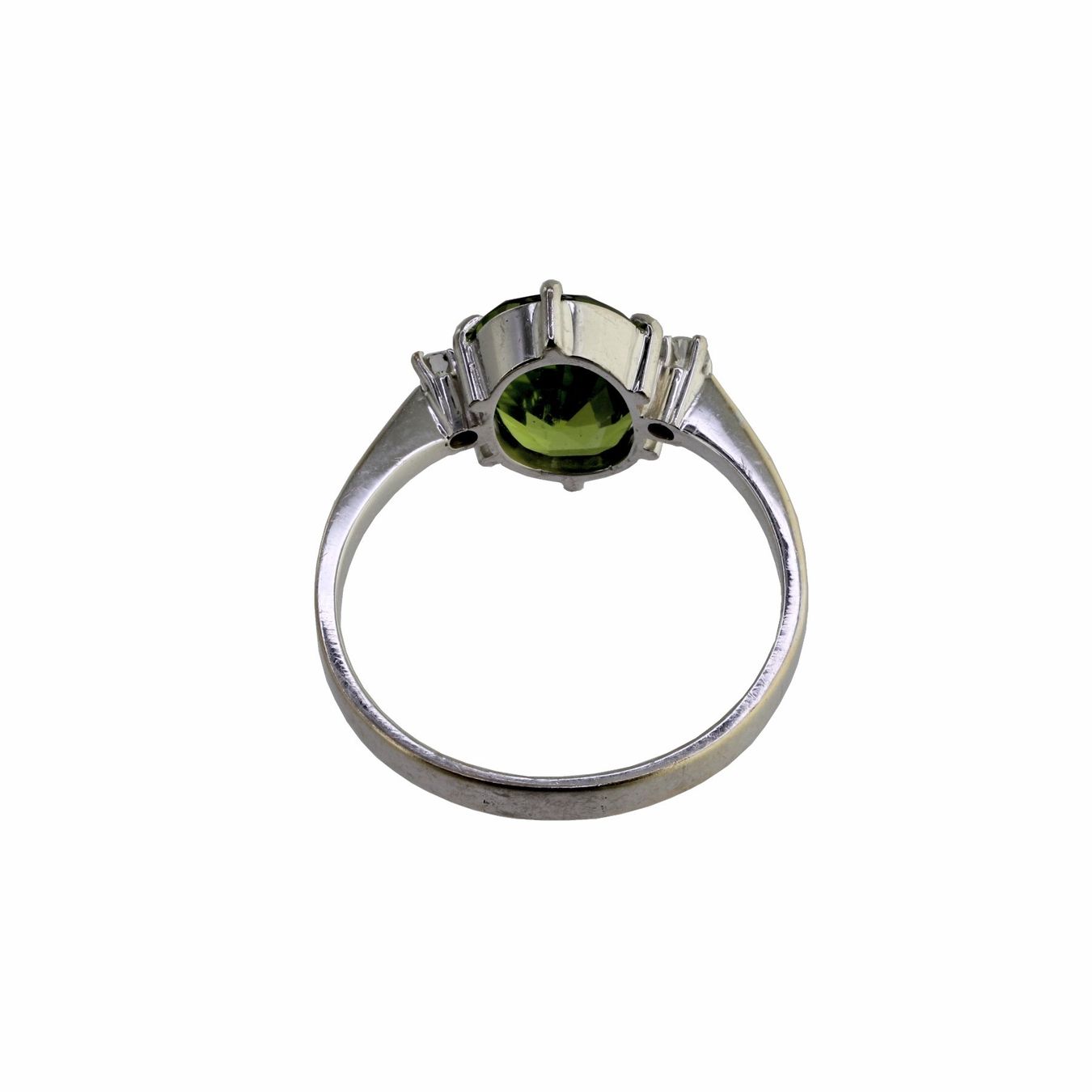 Anelli: Peridot Diamant Ring, – Usato da Zürich venduto da Vintage-Jewellery 5