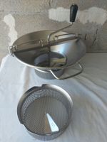 Passiermühle Edelstahl ; Passiergerät schwere Qualität