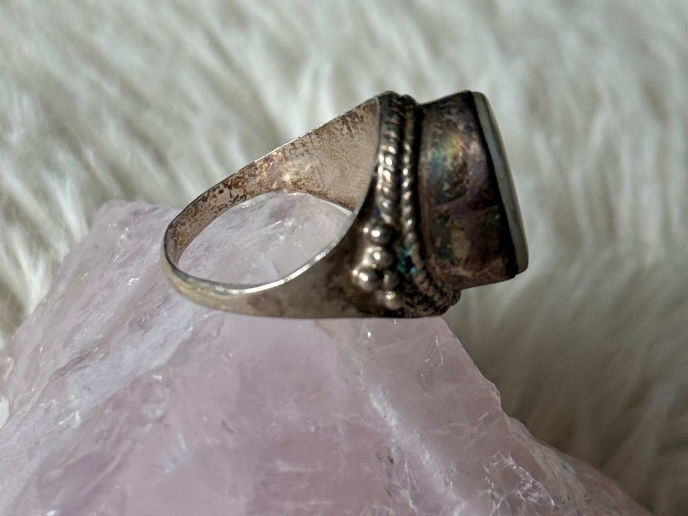 Anelli: Ring Silber mit Perlmut – Usato da Istighofen venduto da Ringparadies 1