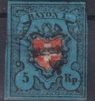 Rayon 15II.3.02, T7, Abart mit Befund, schwarzes P.